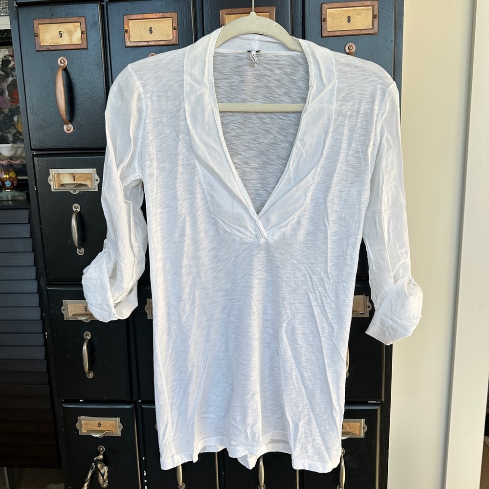 White XS SPLENDID 100% cotton top